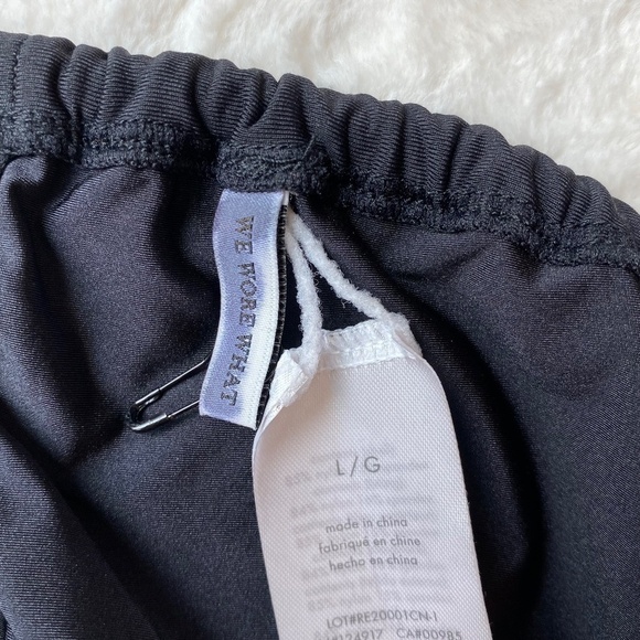 New! WeWoreWhat Ruched Bandeau Halter Bikini Top, black 19398 - Picture 9 of 10